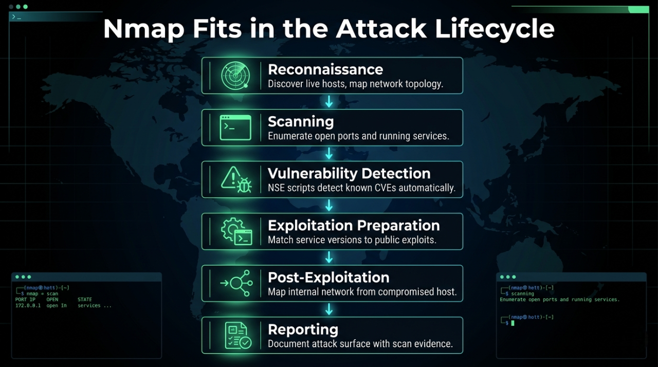 Where Nmap Fits in the Attack Lifecycle