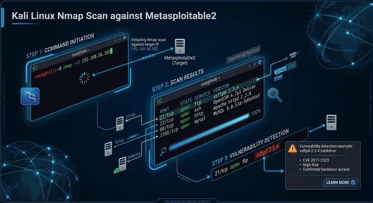 nmap scan attack workflow