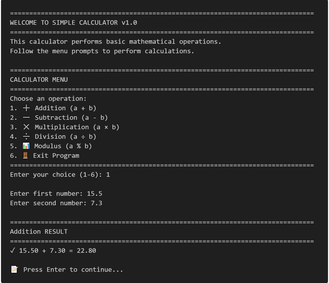 Simple Calculator in C Project Tutorial